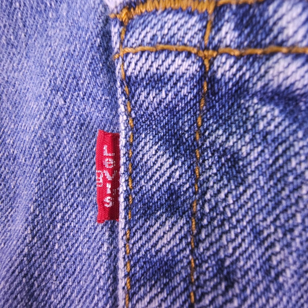 Vintage Levi's Jeans Mens 40x32 (38x31) Blue Denim 550 Relaxed Y2K Baggy - Picture 11 of 13